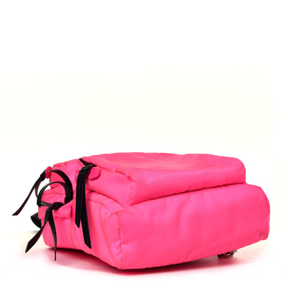 Prada Tessuto Nylon Soft Padded Backpack Rosa Fluo 3 of 4