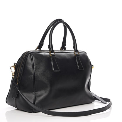 Prada Saffiano Lux Bowler Black 4 of 17