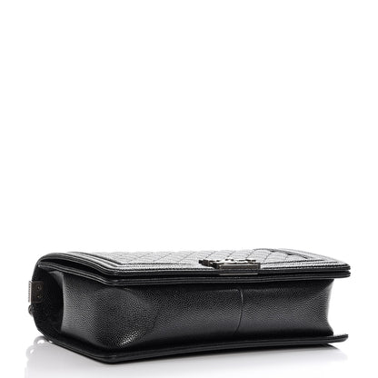 Chanel Caviar Quilted New Medium Boy Flap Black 4 of 12