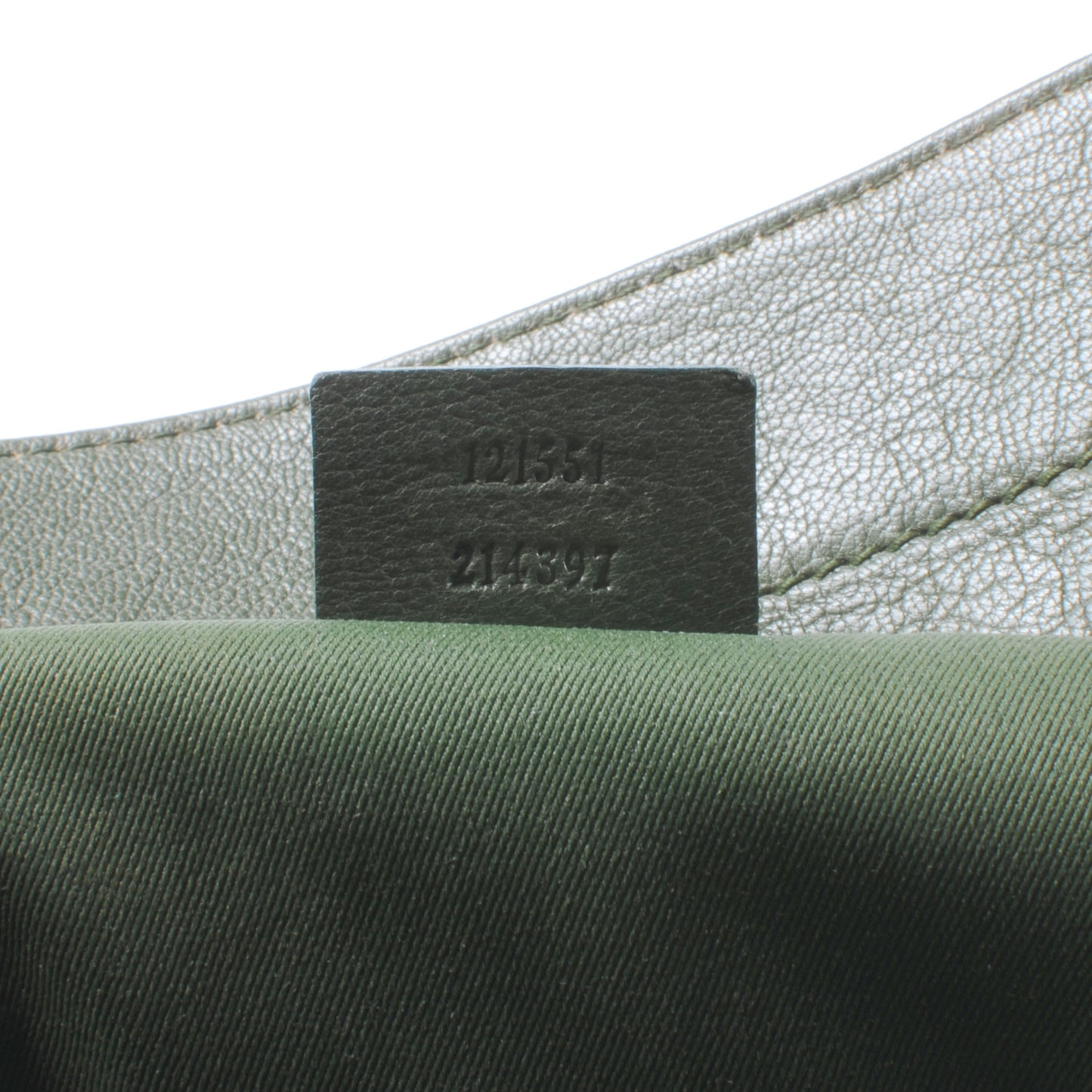 Leather Blondie Satchel Green