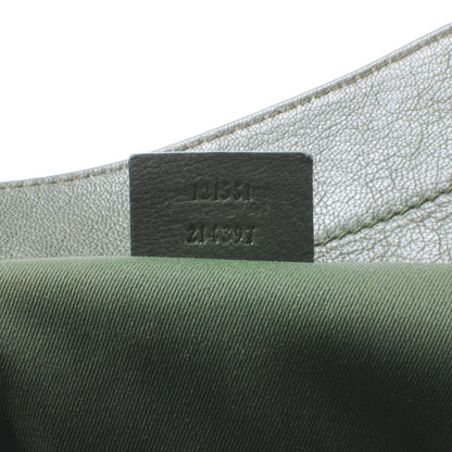 Gucci Leather Blondie Satchel Green 9 of 10