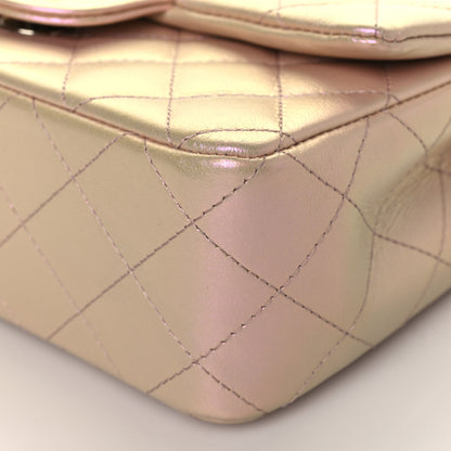 Chanel Iridescent Calfskin Quilted Mini Rectangular Flap Pink 9 of 9