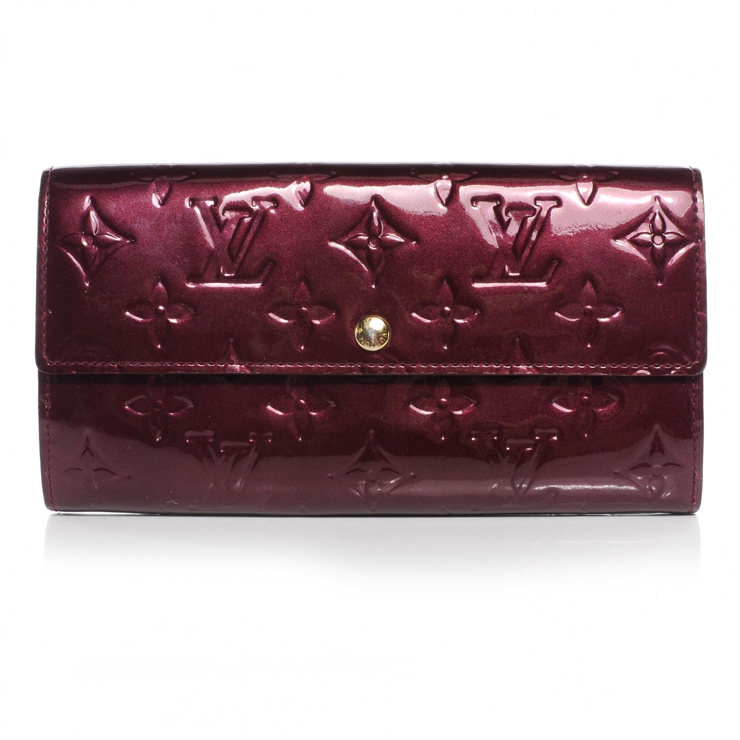 Louis Vuitton Vernis Sarah Wallet Rouge Fauviste 1 of 8