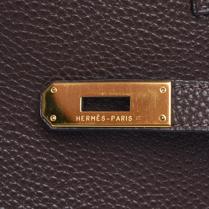 Hermes Togo Birkin 35 Chocolate 50 of 55