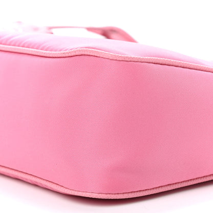 Prada Re-Nylon Saffiano Mini Re-Edition 2005 Bag Rosa 7 of 10