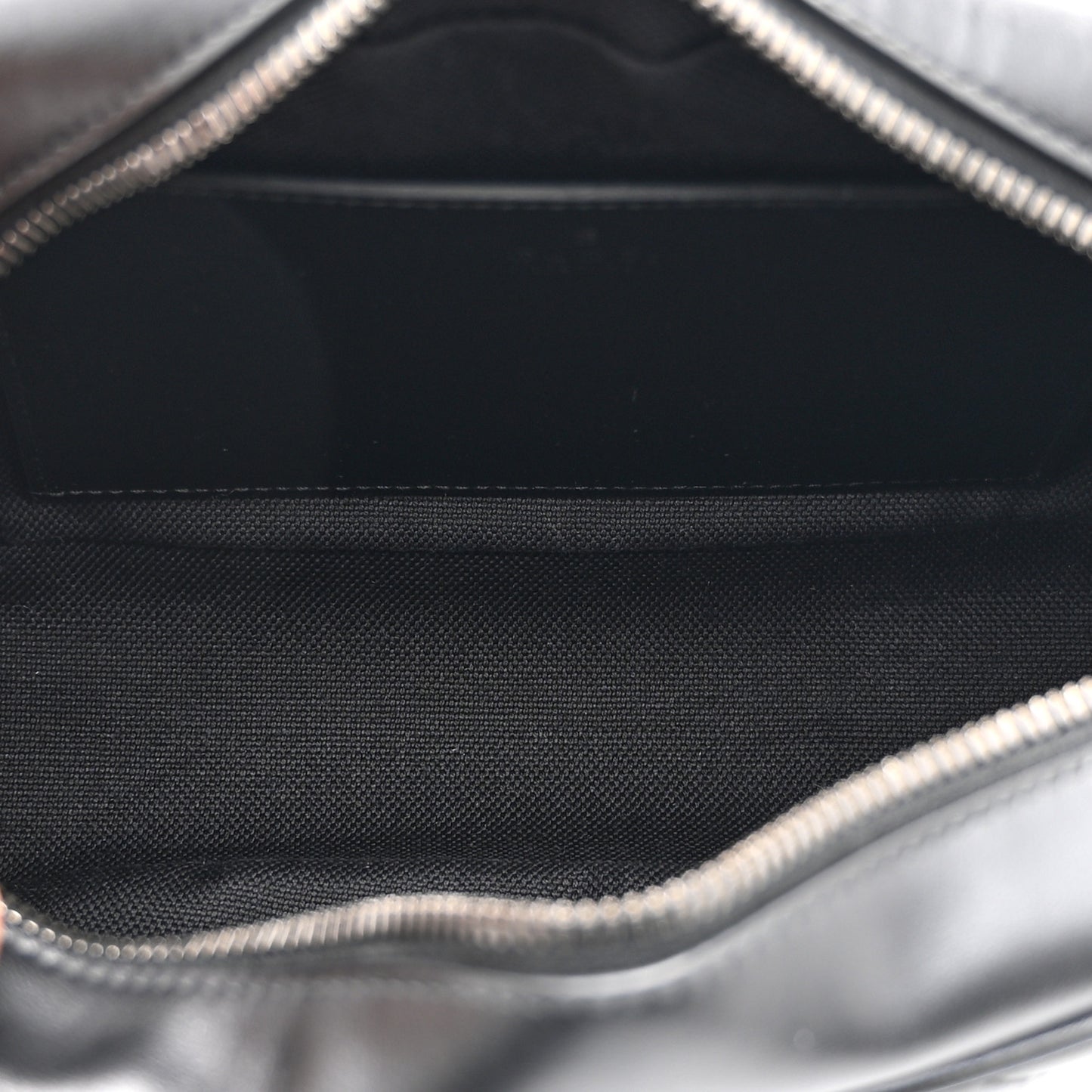 Calfskin Matelasse Monochrome Small GG Marmont Chain Shoulder Bag Black