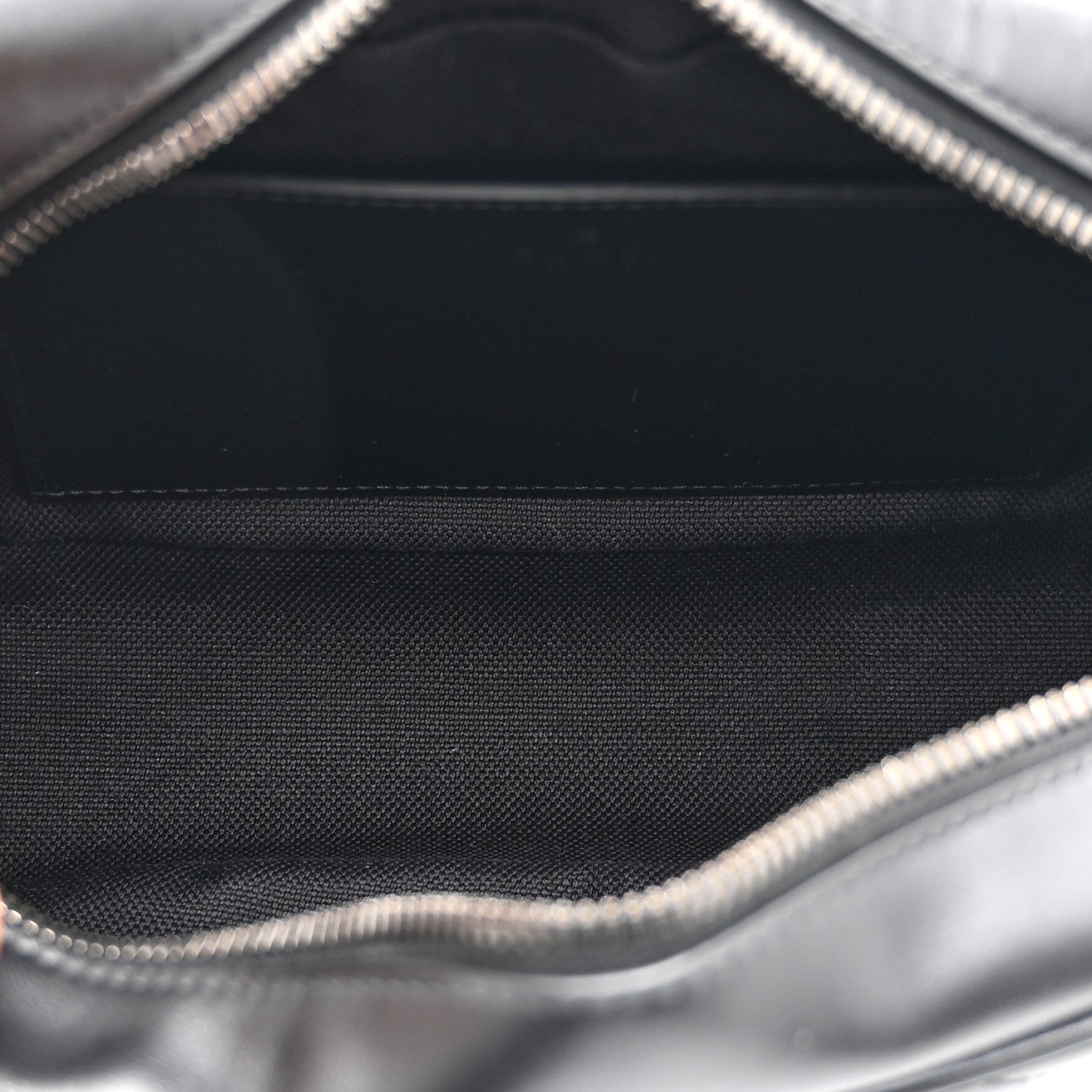 Gucci Calfskin Matelasse Monochrome Small GG Marmont Chain Shoulder Bag Black 5 of 10