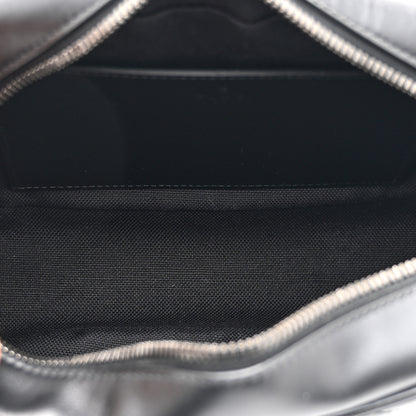 Gucci Calfskin Matelasse Monochrome Small GG Marmont Chain Shoulder Bag Black 5 of 10