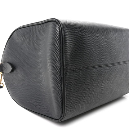 Louis Vuitton Epi Speedy Soft 30 Black 8 of 9