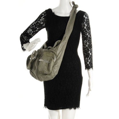 Alexander Wang Lambskin Donna Hobo Green 2 of 6