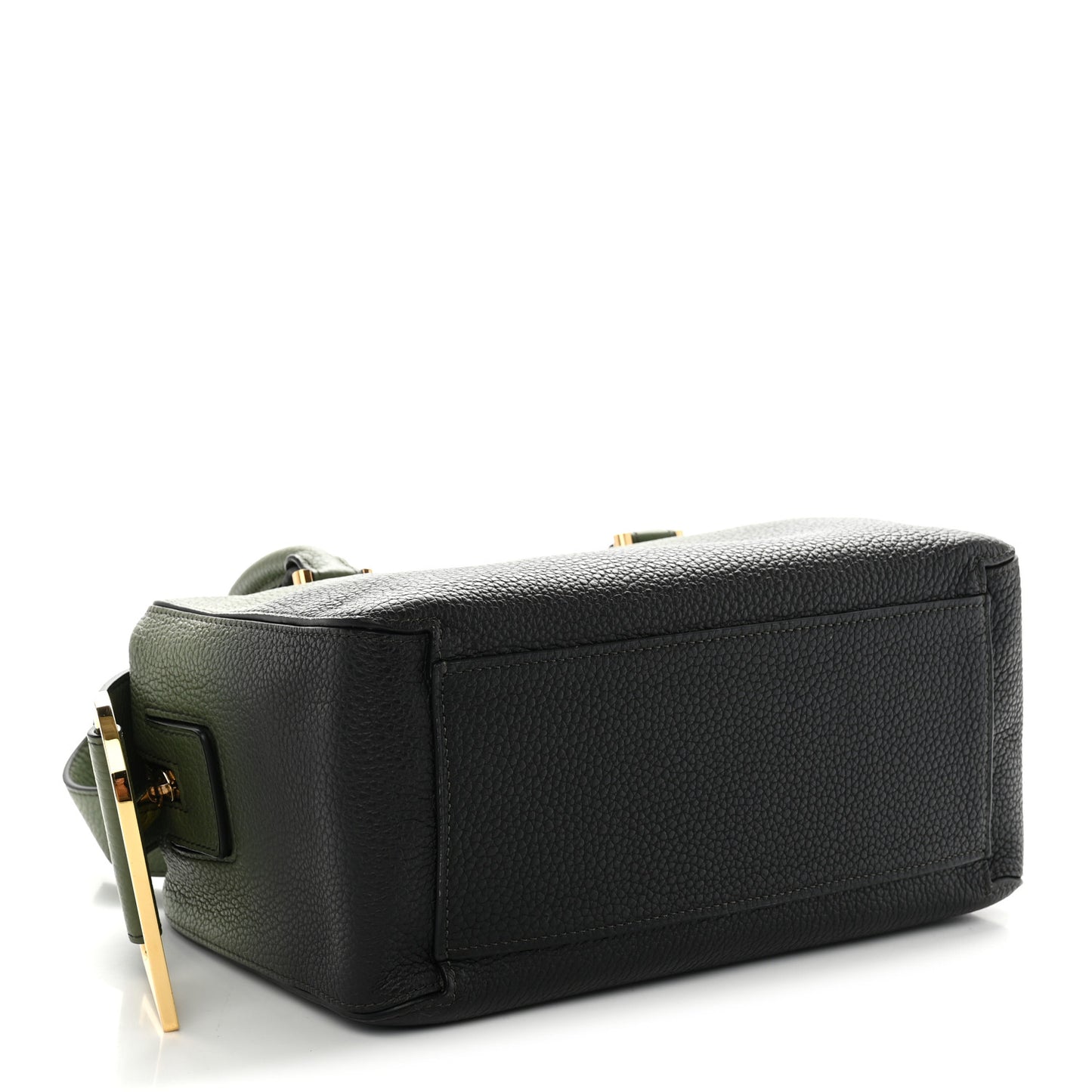Grained Bullskin Gradient Cool Box MM Green Black