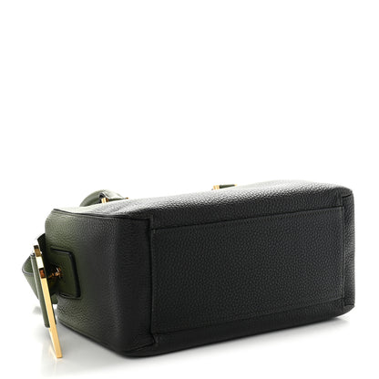 Delvaux Grained Bullskin Gradient Cool Box MM Green Black 4 of 9