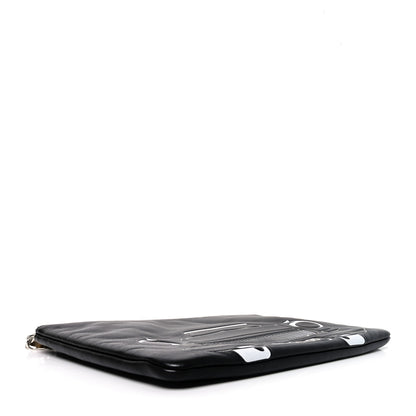Chanel Lambskin Medium Cuba Car Cosmetic Case Black 3 of 6