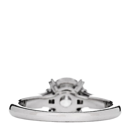 Harry Winston Platinum Diamond 1.40ct Classic Winston Round Brilliant Engagement Ring 50 5.5 4 of 7