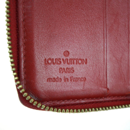 Louis Vuitton Vernis Broome Zip Wallet Rouge 4 of 5
