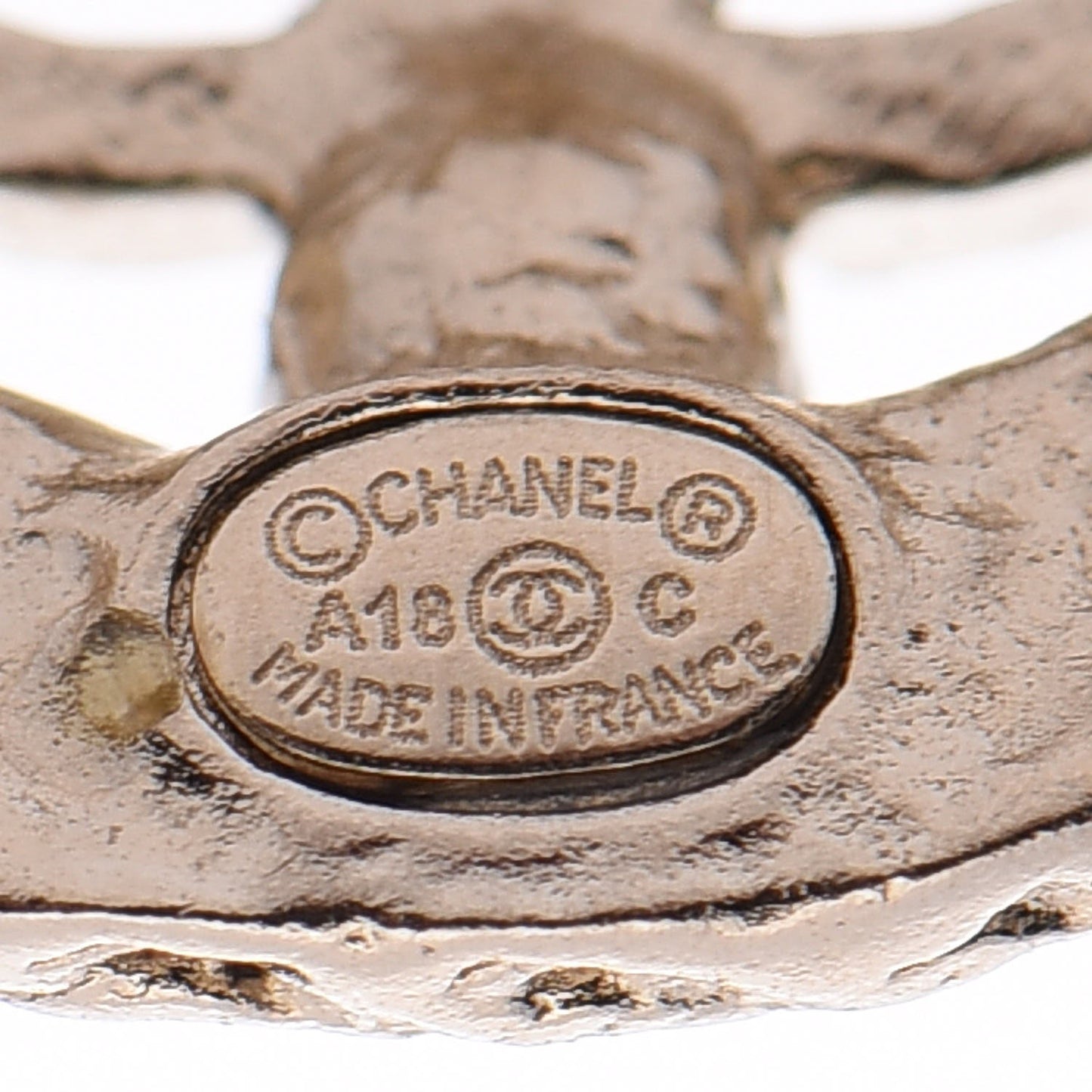 Pearl CC Earrings Light Gold