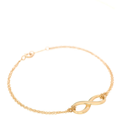 Tiffany 18K Yellow Gold Infinity Bracelet 1 of 4