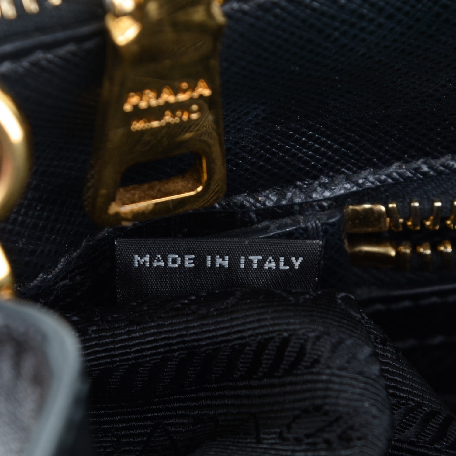 Prada Saffiano Small Galleria Double Zip Tote Black 8 of 8