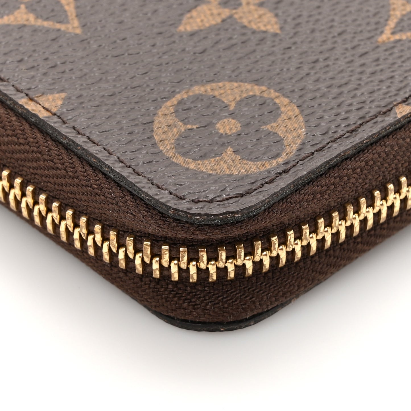 Monogram Clemence Wallet Rose Ballerine
