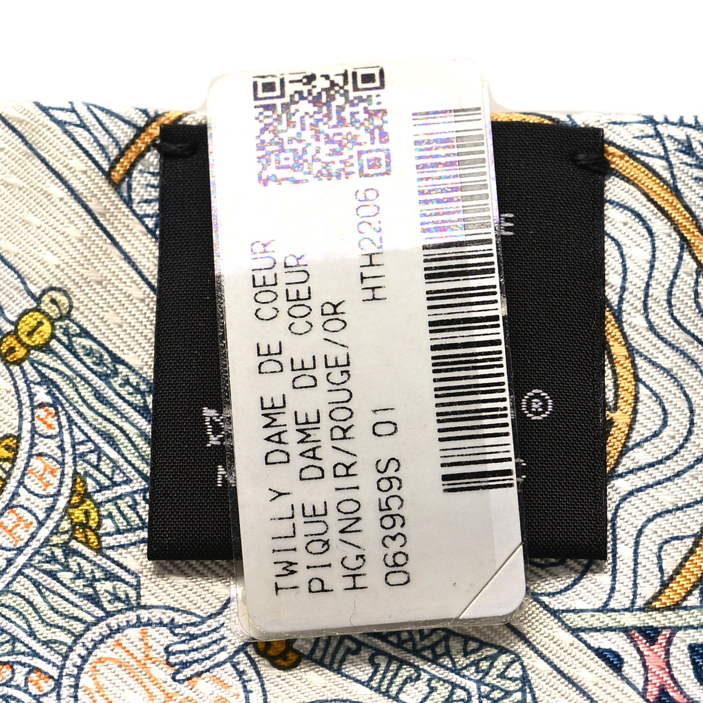 Silk Dame de Coeur Twilly Black Rouge Or
