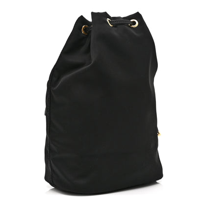 Prada Saffiano Tessuto Nylon Vela Bucket Wristlet Black 3 of 10