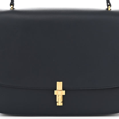 The Row Calfskin Medium The Sofia 11.75 Top Handle Navy 7 of 9