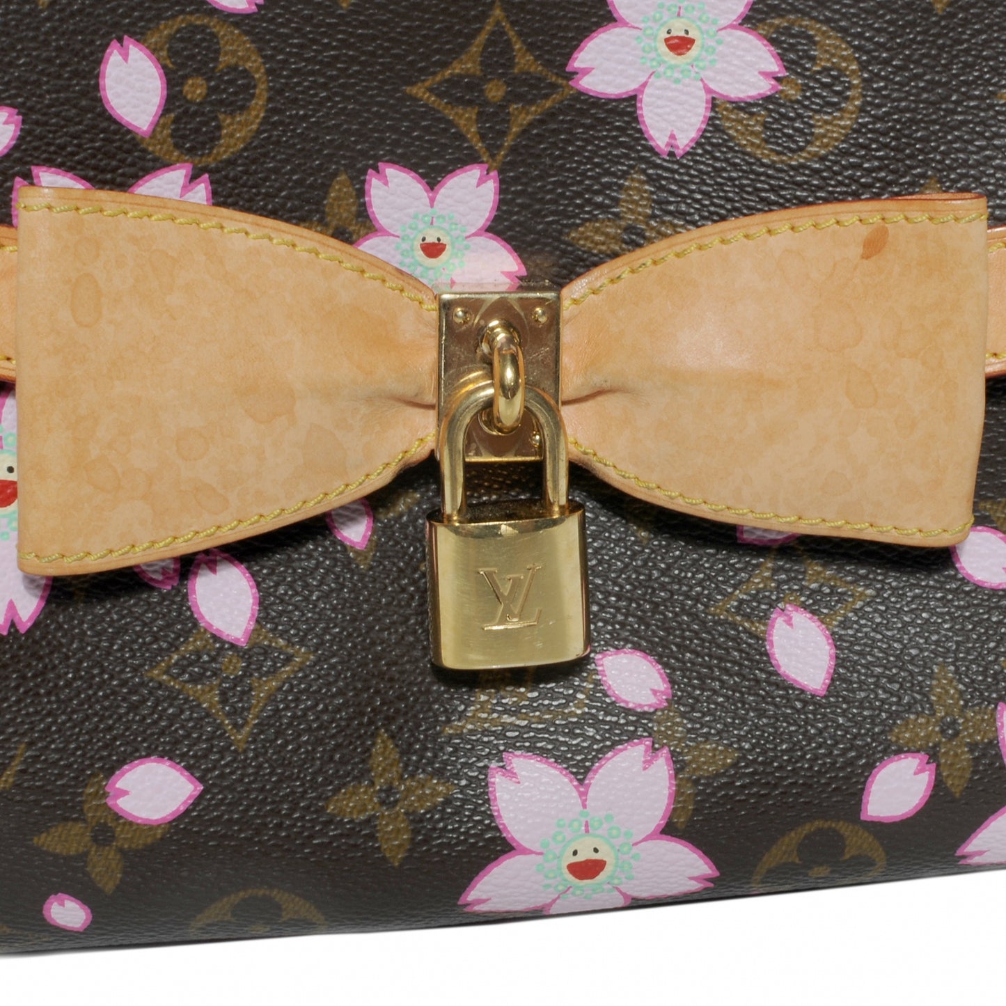 Monogram Cherry Blossom Sac Retro Bag Brown