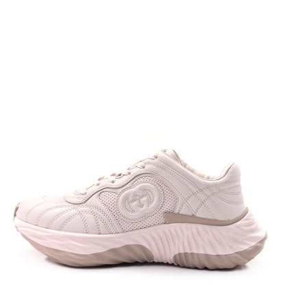 Gucci Calfskin Interlocking G Ripple Womens Platform Sneakers 39 Light Pink 1 of 10