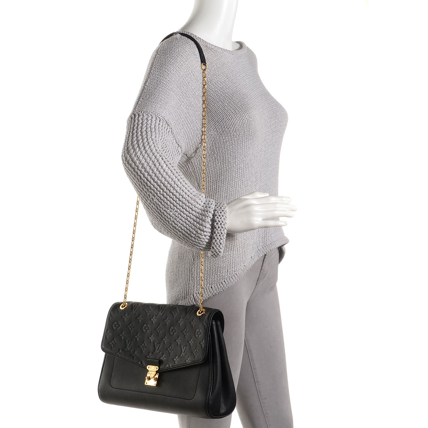 Louis Vuitton Empreinte Saint Germain MM Black 2 of 8