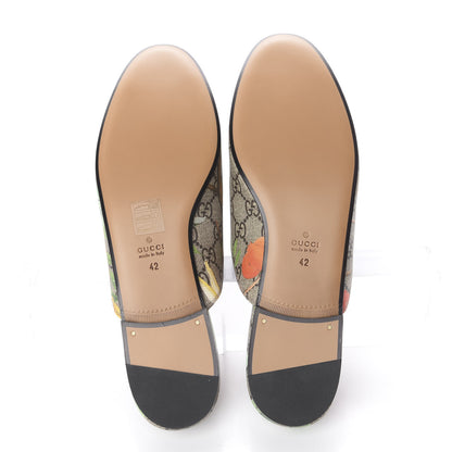 Gucci GG Supreme Monogram Tian Womens Princetown Slippers 42 Beige Ebony Multicolor 5 of 11
