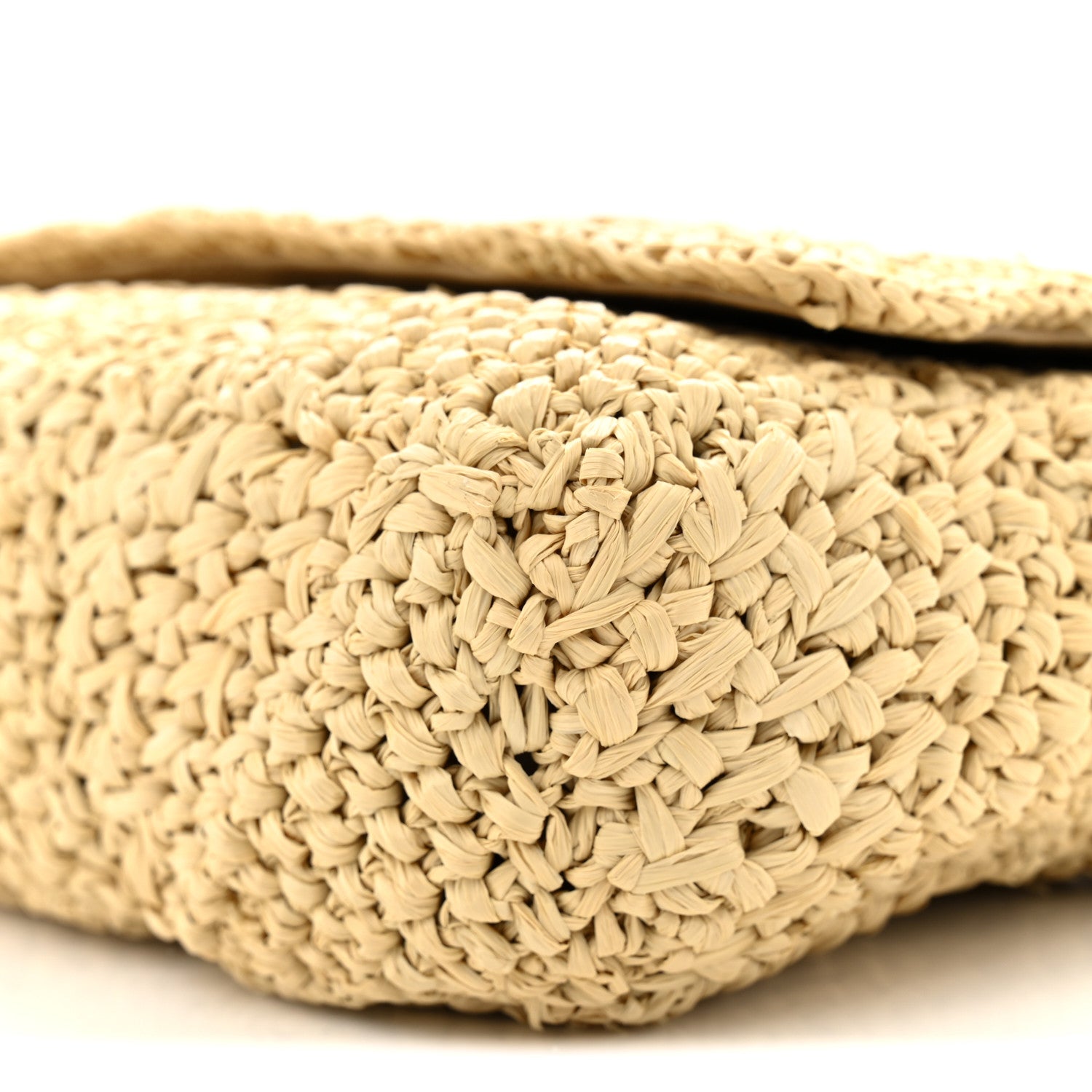 Saint Laurent Raffia Monogram Medium Jamie Natural Avorio 10 of 10
