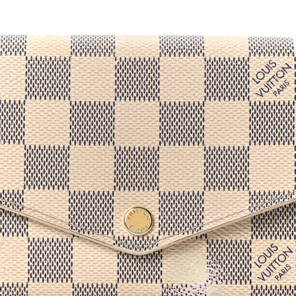 Louis Vuitton Damier Azur Sarah Wallet NM NM 7 of 9