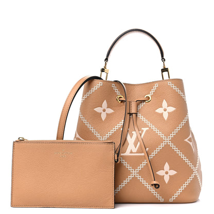 Louis Vuitton Empreinte Monogram Giant Broderies Neonoe MM Arizona 1 of 9