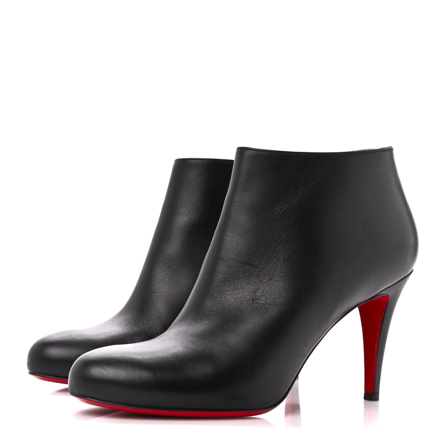 Calfskin Belle 85 Ankle Boots 39.5 Black