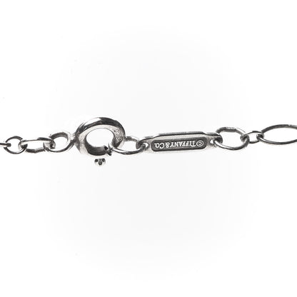 Tiffany Sterling Silver Heart Tag Alphabet S Pendant Necklace 4 of 5