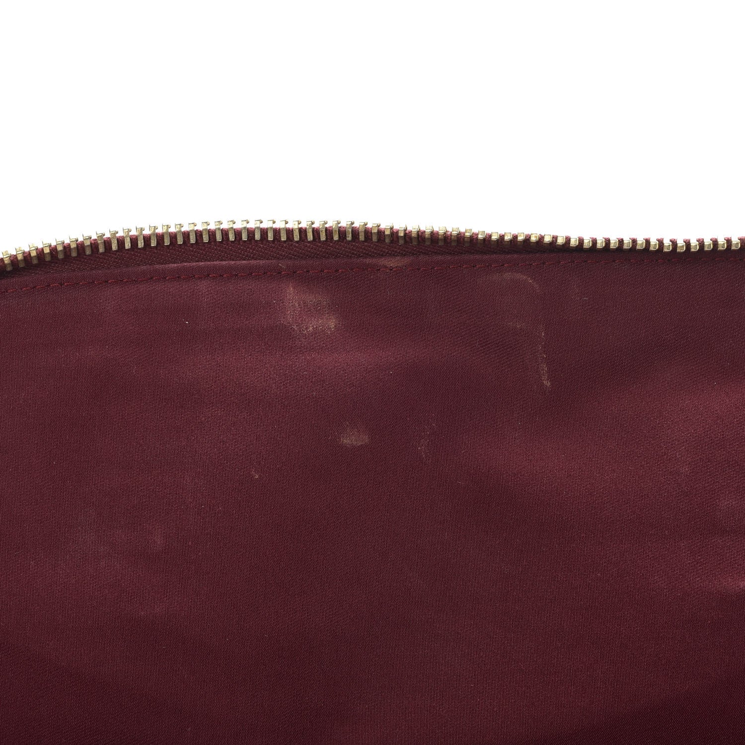 Gucci FF Monogram Medium Horsebit Nail Dome Bag Burgundy 9 of 11