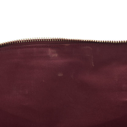 Gucci FF Monogram Medium Horsebit Nail Dome Bag Burgundy 9 of 11