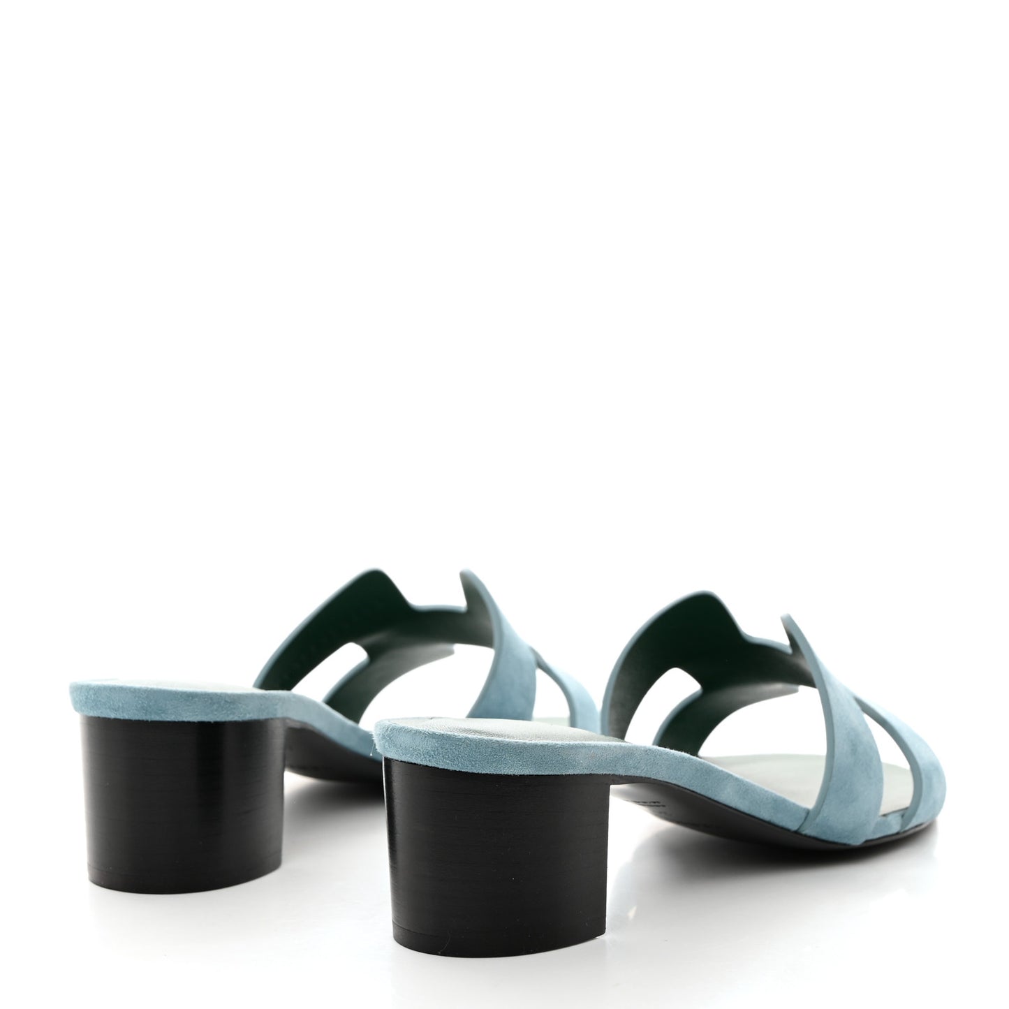 Suede Goatskin Oasis Sandals 39 Vert D'eau Vert Anglais