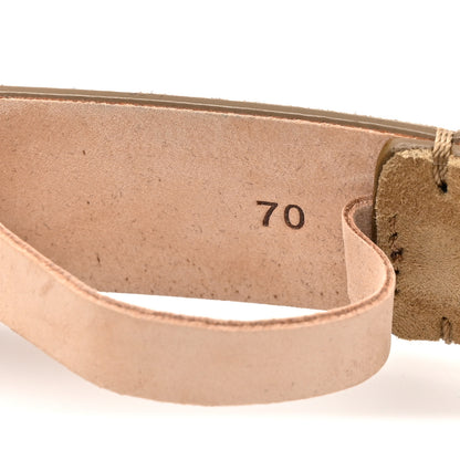 Khaite Suede Dome Belt 70 28 Mud 4 of 7