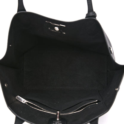 Louis Vuitton Calfskin Lockme Go Tote Black 9 of 12