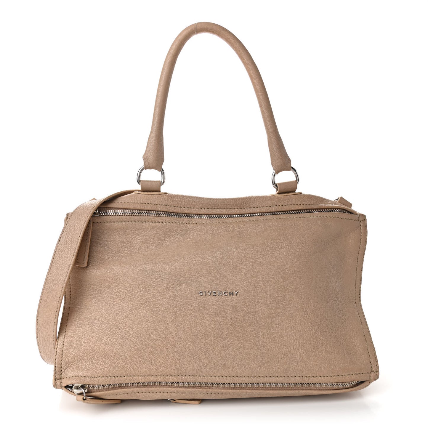 Sugar Goatskin Large Pandora Beige