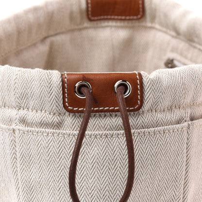 Hermes Canvas Barenia Fourbi 25 MM Pouch Naturel Fauve 12 of 13