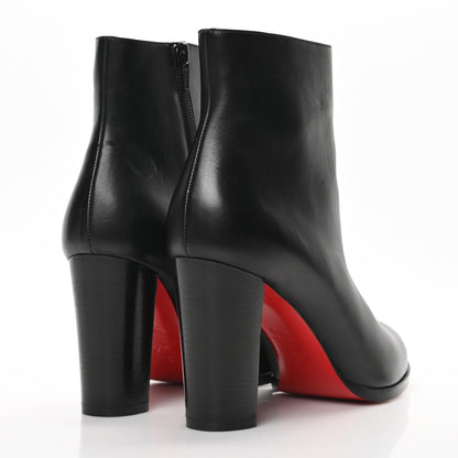 Christian Louboutin Calfskin Adox 85 Ankle Boots 38.5 Black 4 of 7