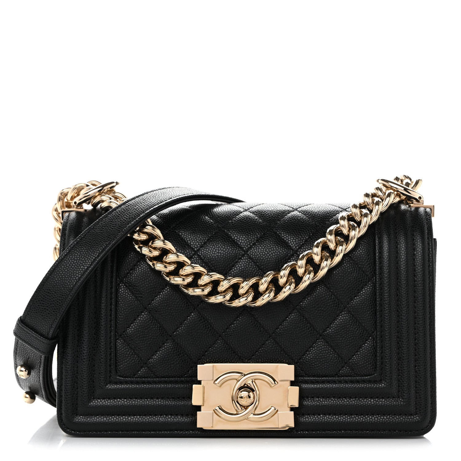 Chanel Caviar Quilted Small Boy Flap Black 1 of 10