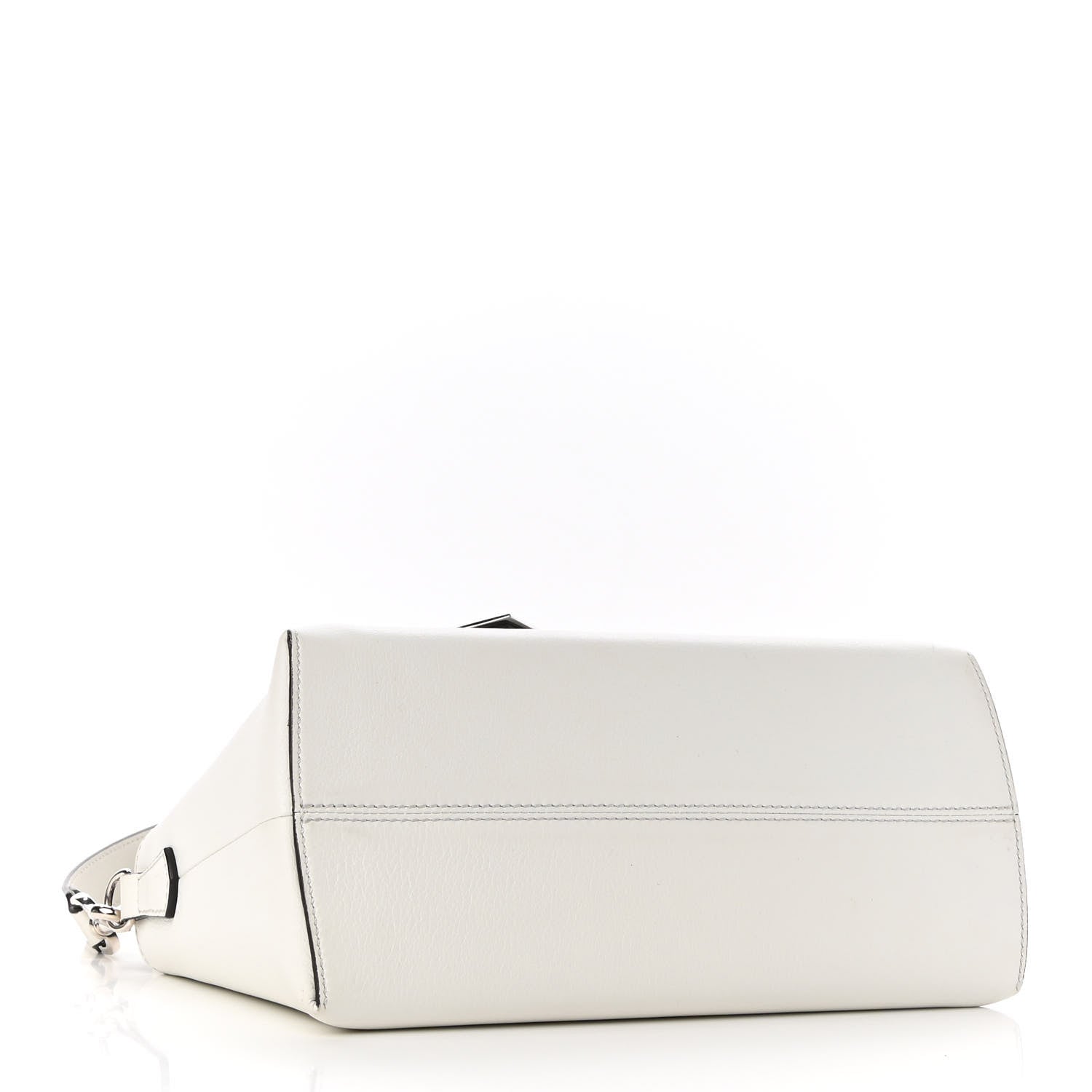Fendi Vitello Dolce Medium By The Way Boston Bag White Dove 4 of 9