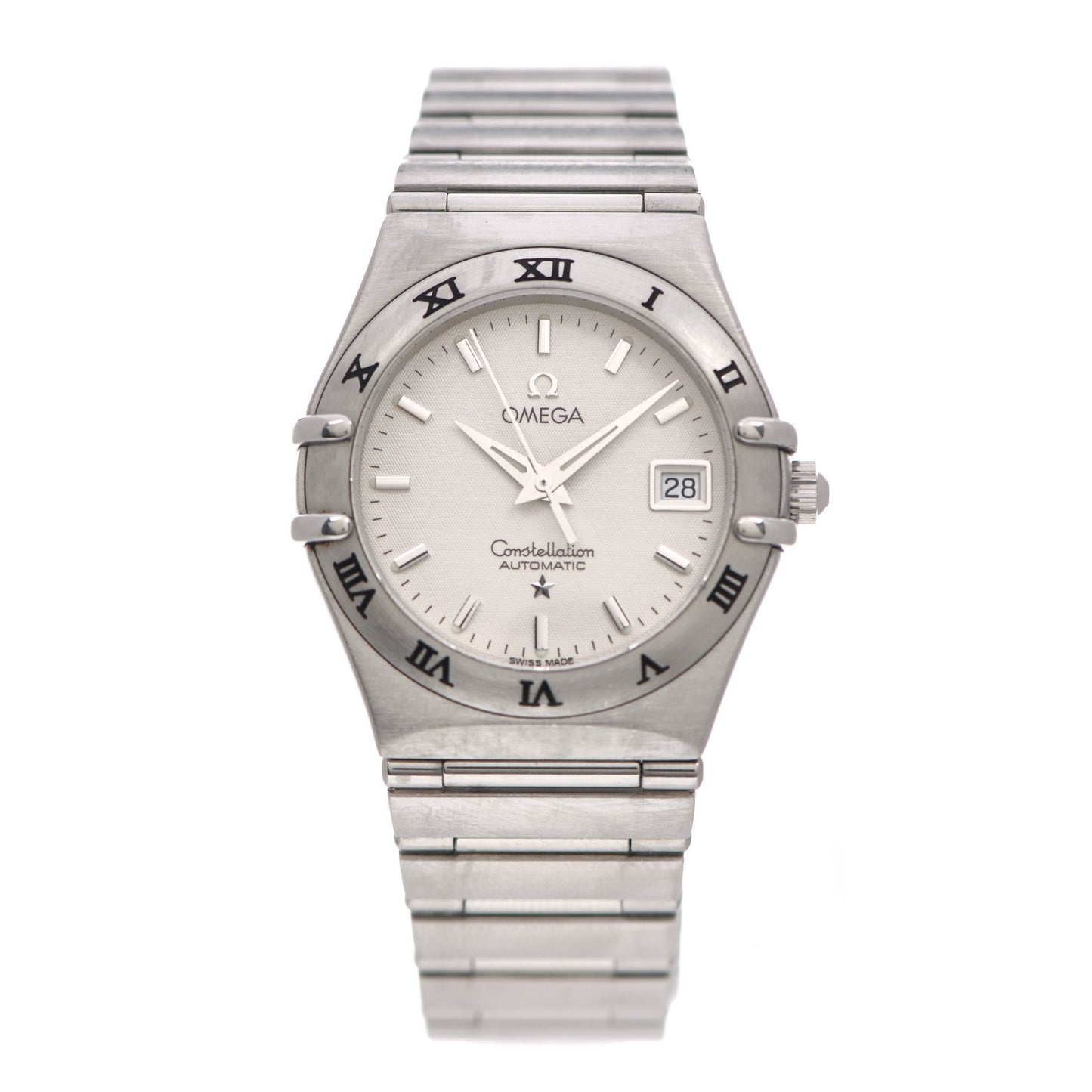 Stainless Steel 27mm Constellation Automatic Watch White 766.1201