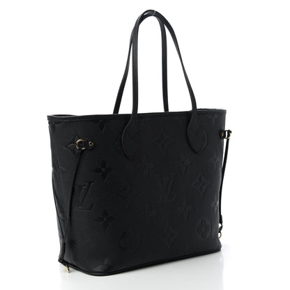 Louis Vuitton Empreinte Monogram Giant Neverfull MM Black 3 of 10