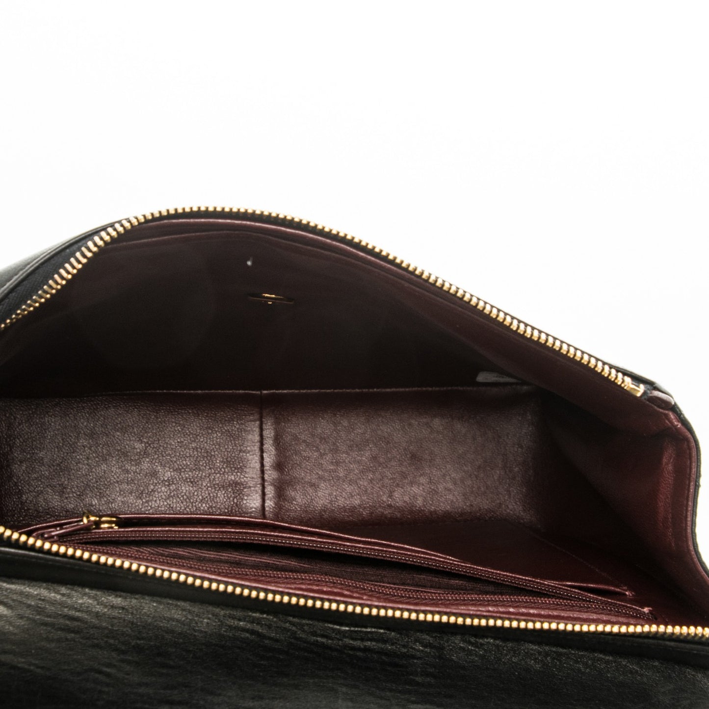 Lambskin Quilted Backpack Black