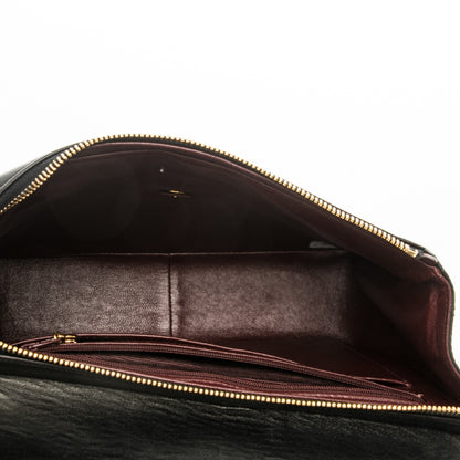 Chanel Lambskin Quilted Backpack Black 5 of 10