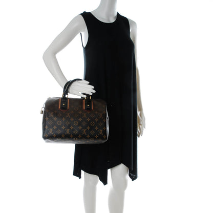 Louis Vuitton Monogram Mirage Speedy 30 Black 2 of 9
